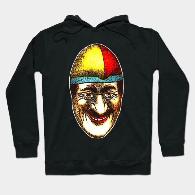 Clean Face Clown Mask Hoodie by Marccelus